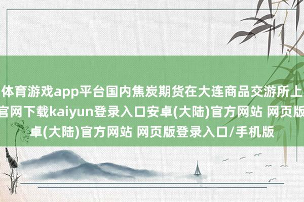 体育游戏app平台国内焦炭期货在大连商品交游所上市交游-开云app官网下载kaiyun登录入口安卓(大陆)官方网站 网页版登录入口/手机版