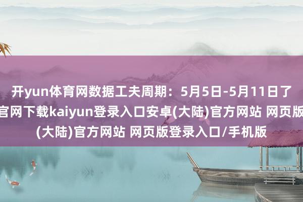 开yun体育网数据工夫周期：5月5日-5月11日了解短剧-开云app官网下载kaiyun登录入口安卓(大陆)官方网站 网页版登录入口/手机版